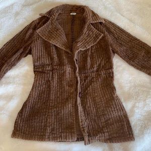 Women’s brown blazer style jacket